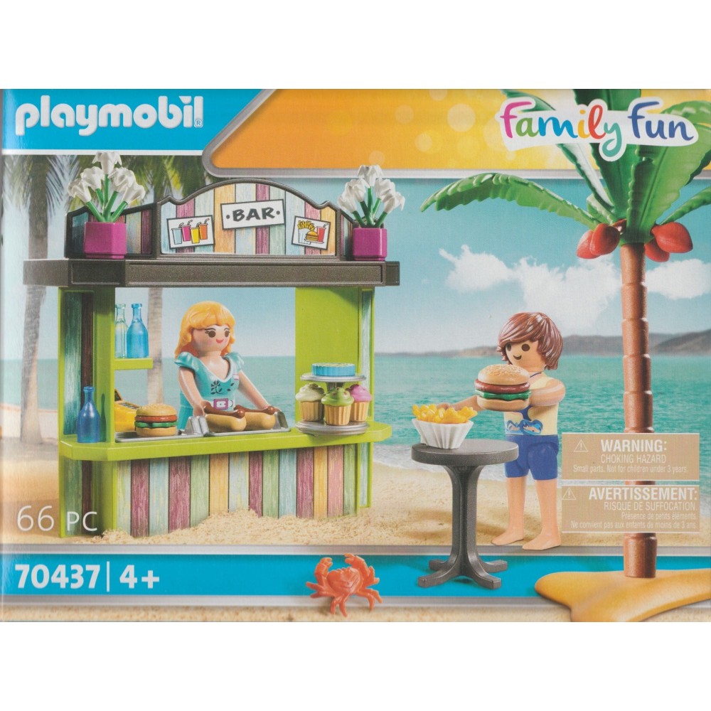 PLAYMOBIL FAMILY FUN 70437BEACH SNACK BAR