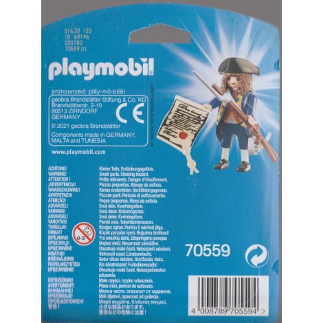 PLAYMOBIL PLAYMO-FRIENDS 70559 SOLDATO DELLA MARINA REALE