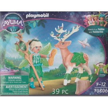 PLAYMOBIL ADVENTURES OF AYUMA 70806 FATA DELLA FORESTA CON ANIMALE DELL'ANIMA