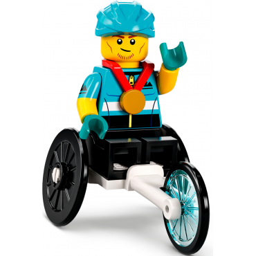 LEGO MINIFIGURES 71032 12 WHEELCHAIR RACER   SERIE 22