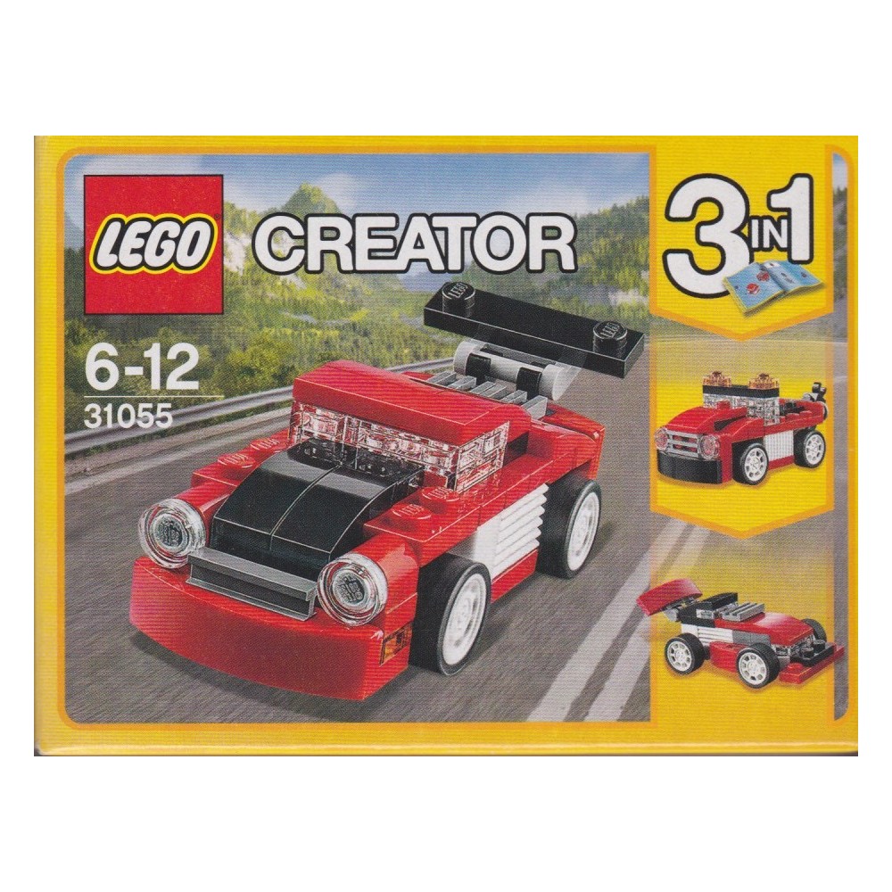 LEGO CREATOR 31055 IL BOLIDE ROSSO 3 IN 1