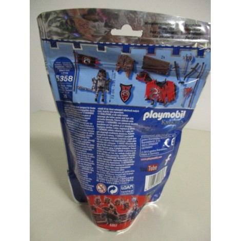 PLAYMOBIL KNIGHTS 5358 IL CAVALIERE DEL DRAGONE ALLA GIOSTRA MEDIOEVALE