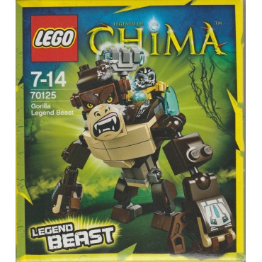 LEGO CHIMA 70125 scatola danneggiata IL GORILLA LEGGENDARIO DI GORZAN