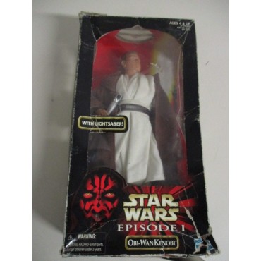 STAR WARS 12 ACTION FIGURE OBI WAN KENOBI  DAMAGED BOX 26232