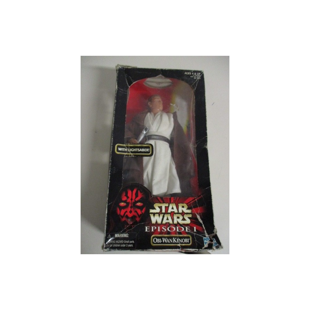 STAR WARS 12 ACTION FIGURE OBI WAN KENOBI  DAMAGED BOX 26232