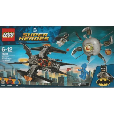 LEGO SUPER HEROES 76111 scatola danneggiata BATMAN : SCONTRO CON BROTHER EYE