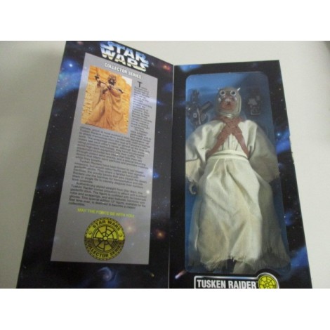 STAR WARS 12" ACTION FIGURE TUSKEN RAIDER imballo con le armi sbagliate