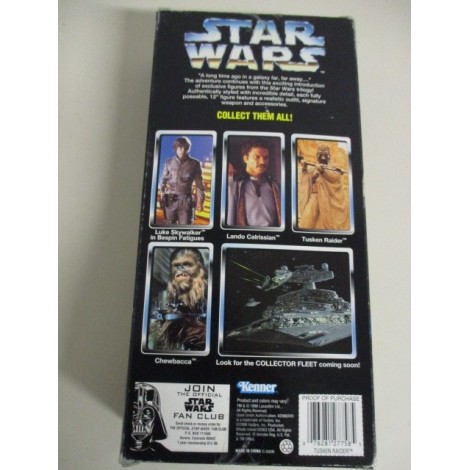 STAR WARS 12" ACTION FIGURE TUSKEN RAIDER imballo con le armi sbagliate