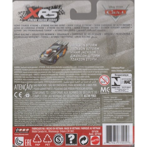 DISNEY PIXAR CARS LIL' TORQUEY DRAG RACING   Extreme Racing SeriesDIE CAST 1:55 SCALE VEHICLE Mattel GFV39