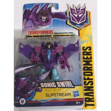 TRANSFORMERS ACTION FIGURE 5" 12.5 CM SLIPSTREAM sonic swirl - Cyberverse  Hasbro E5558