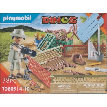 PLAYMOBIL DINOS 70605 PALEONTOLOGO