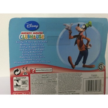 PLUTO  3.5" - 8 cm confezione danneggiata  MICKEY MOUSE CLUBHOUSE   Fisher price T2825