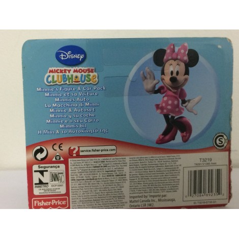 GOOFY'S FIGURE & CAR PACK 3.5" - 8 cm  MICKEY MOUSE CLUBHOUSE   Fisher price T3220