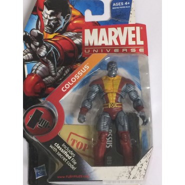 COLOSSUS  MARVEL UNIVERSE confezione danneggiata  ACTION FIGURE  3.75" - 9 CM SERIE 2  HASBRO  98379