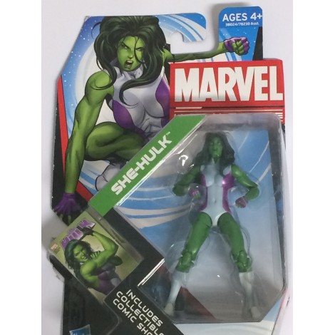 SHE-HULK MARVEL UNIVERSE ACTION FIGURE  3.75" - 9 CM SERIE 4  HASBRO 38024