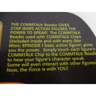 STAR WARS ELECTRONIC COMM TALK READER damaged package