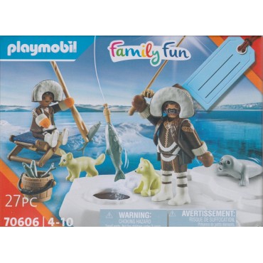 PLAYMOBIL FAMILY FUN 70606 FAMIGLIA DI ESCHIMESI