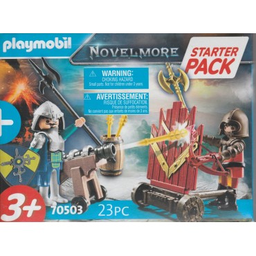 PLAYMOBIL NOVELMORE KNIGJTS 70503 STARTER PACK CAVALIERI DI NOVELMORE