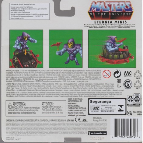 MASTERS OF THE UNIVERSE eternia Minis  HE MAN & GROUND RIPPER 2" - 5  cm ACTION FIGURE Mattel GXP37