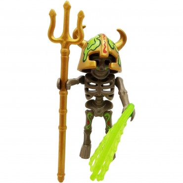 PLAYMOBIL NOVELMORE FI?URES 70752  08 BLACK SKELETON WITH NET  -SAL'AHARI SKELETON ARMY