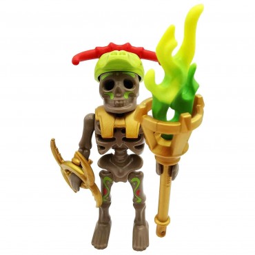 PLAYMOBIL NOVELMORE FI?URES 70752  12 BLACK SKELETON WITH TORCH  -SAL'AHARI SKELETON ARMY