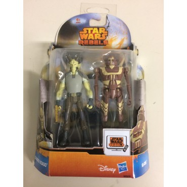 STAR WARS 3.75" - 9 cm ACTION FIGURE CIKATRO VIZAGO - IG-RM double pack Hasbro  MS 09