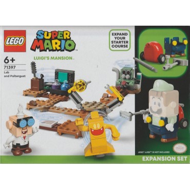 LEGO SUPER MARIO 71397  LUIGI'S MANSION LAB AND POLTERGUST - EXPANSION SET