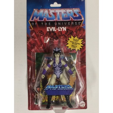 MASTERS OF THE UNIVERSE origin damaged and opened box EVIL-LYN 6" - 15  cm ACTION FIGURE Mattel GYY22