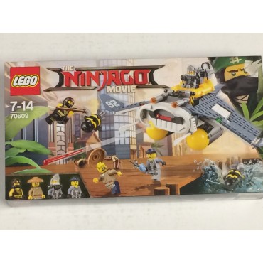 LEGO NINJAGO THE MOVIE 70609 damaged box  MANTA RAY BOMBER