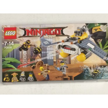 LEGO NINJAGO THE MOVIE 70609 scatola danneggiata MANTA RAY BOMBER