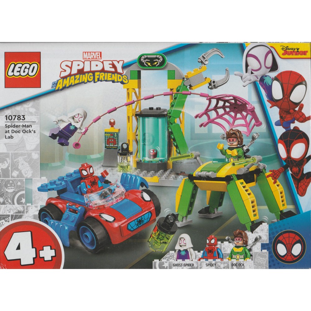 LEGO 4+ SUPER HEROES 10783 SPIDER MAN NEL LABORATORIO DEL DOTTOR