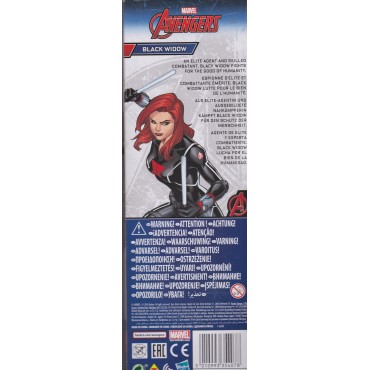 MARVEL AVENGERS  ACTION FIGURE 12 " - 30 cm BLACK WIDOW HASBRO B6534 / B6661 TITAN HERO SERIES