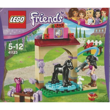 LEGO FRIENDS 41123 damaged box FOAL'S WASHING STATION