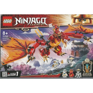 LEGO NINJAGO 71753 L'ATTACCO DEL DRAGONE DI FUOCO