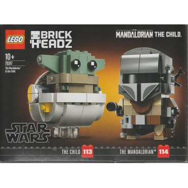 LEGO BRICKHEADZ STAR WARS  75317  IL MANDALORIANO ED IL BAMBINO