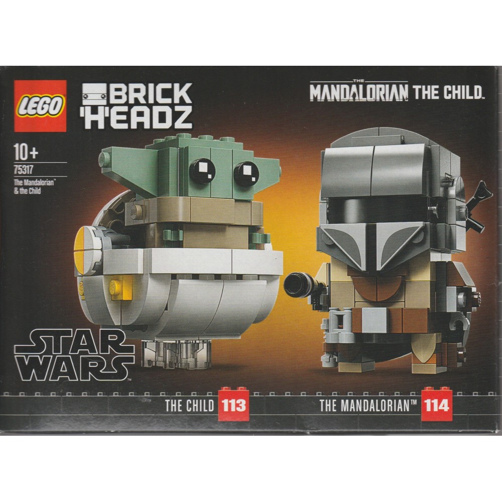LEGO BRICKHEADZ STAR WARS 75317 THE MANDALORIAN AND THE CHILD
