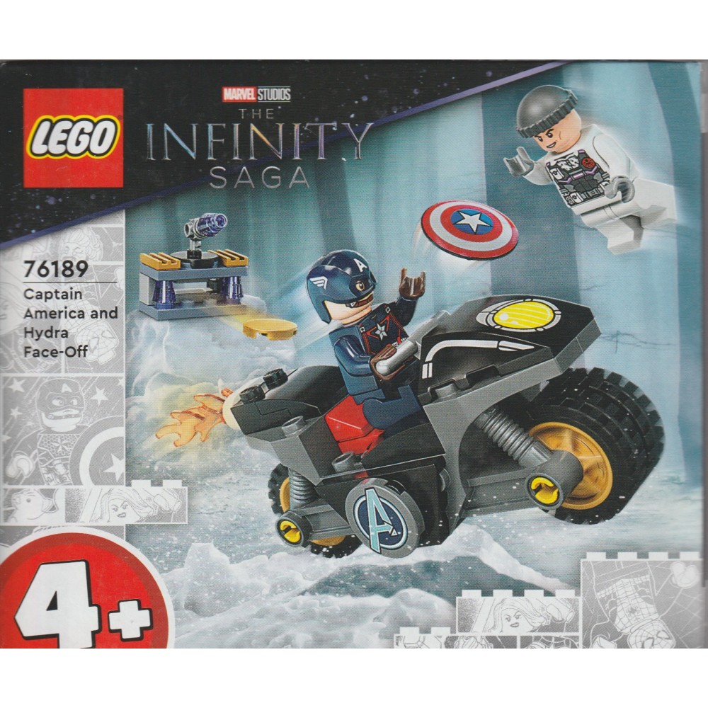 LEGO MARVEL HEROES 76189 CAPTAIN AMERICA AND HYDRA OFF