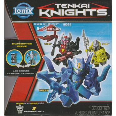 Figurine Action Pack Tenkai Knights 10507 - 41 Pièces - Robot Articulé