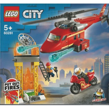 LEGO CITY 60281 scatola danneggiata ELICOTTERO ANTINCENDIO