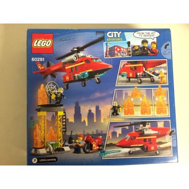 LEGO CITY 60281 scatola danneggiata ELICOTTERO ANTINCENDIO