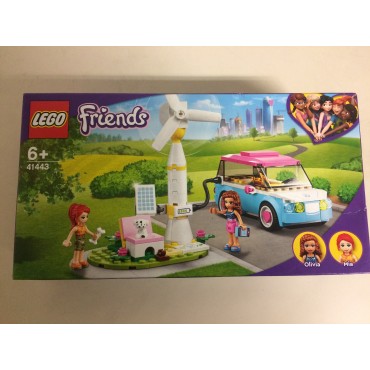 LEGO FRIENDS 41443 scatola danneggiata L'AUTO ELETTRICA DI OLIVIA