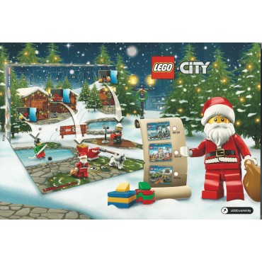 LEGO CITY 60133 scatola danneggiata CALENDARIO DELL'AVVENTO 2016