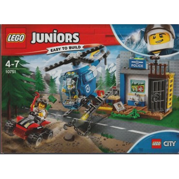 LEGO JUNIORS EASY TO BUILD damaged box 10751 MOUNTAIN POLICE CHASE