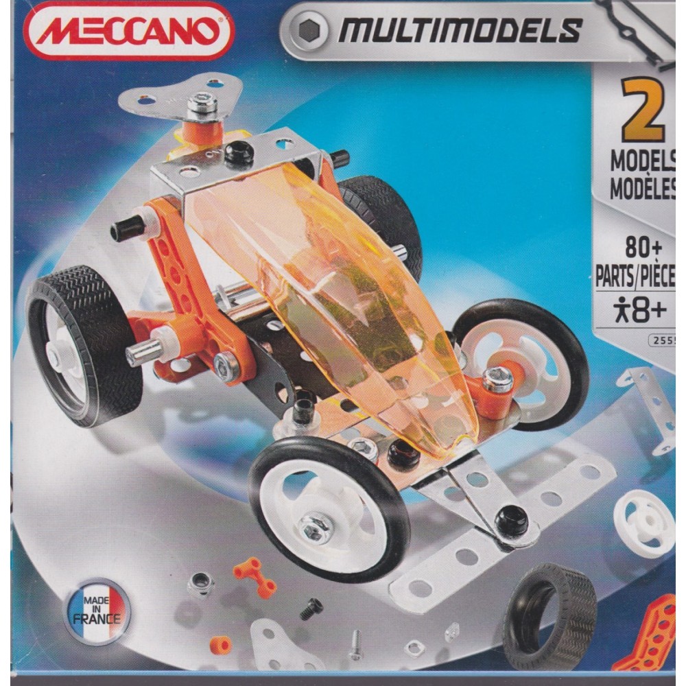 MECCANO 2555 BUGGY MULTIMODELS 2 MODELS 80 PIECES