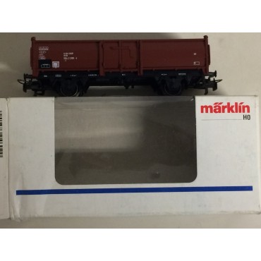 MARKLIN scale  H0 4602 OPEN FREIGHT WAGON used with original box