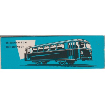 MARKLIN scale H0 4018 RAILBUS TRAILER IN ORIGINAL BLUE PACKAGE used with original box