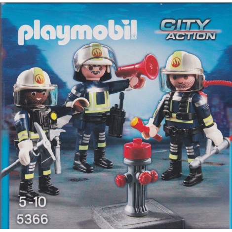 PLAYMOBIL CITY ACTION 5366 FIRE BRIGADE RESCUE CREW