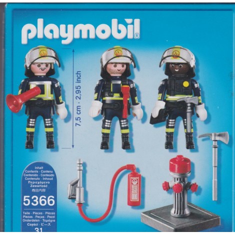 PLAYMOBIL CITY ACTION 5366 FIRE BRIGADE RESCUE CREW