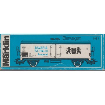 MARKLIN scale H0 4667 BAVARIA ST. PAULI BEER TANK CAR used with original box