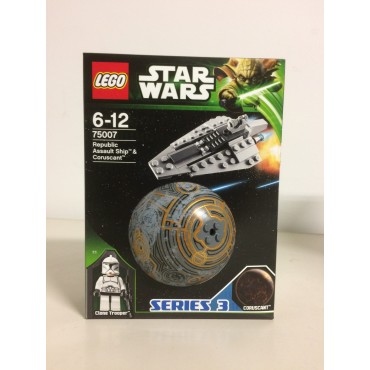 LEGO STAR WARS 75007 REPUBLIC ASSAULT SHIP AND CORUSCANT